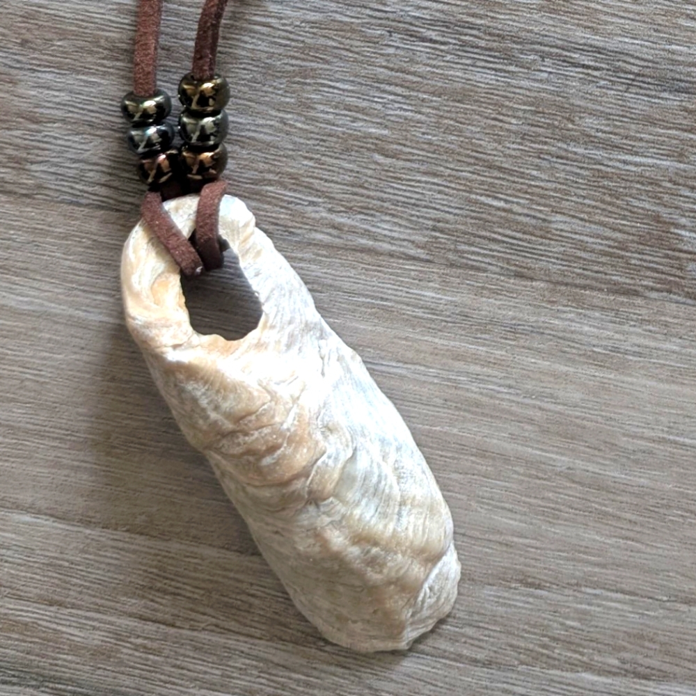 Oyster Shell Necklace (reFuse Jewelry)